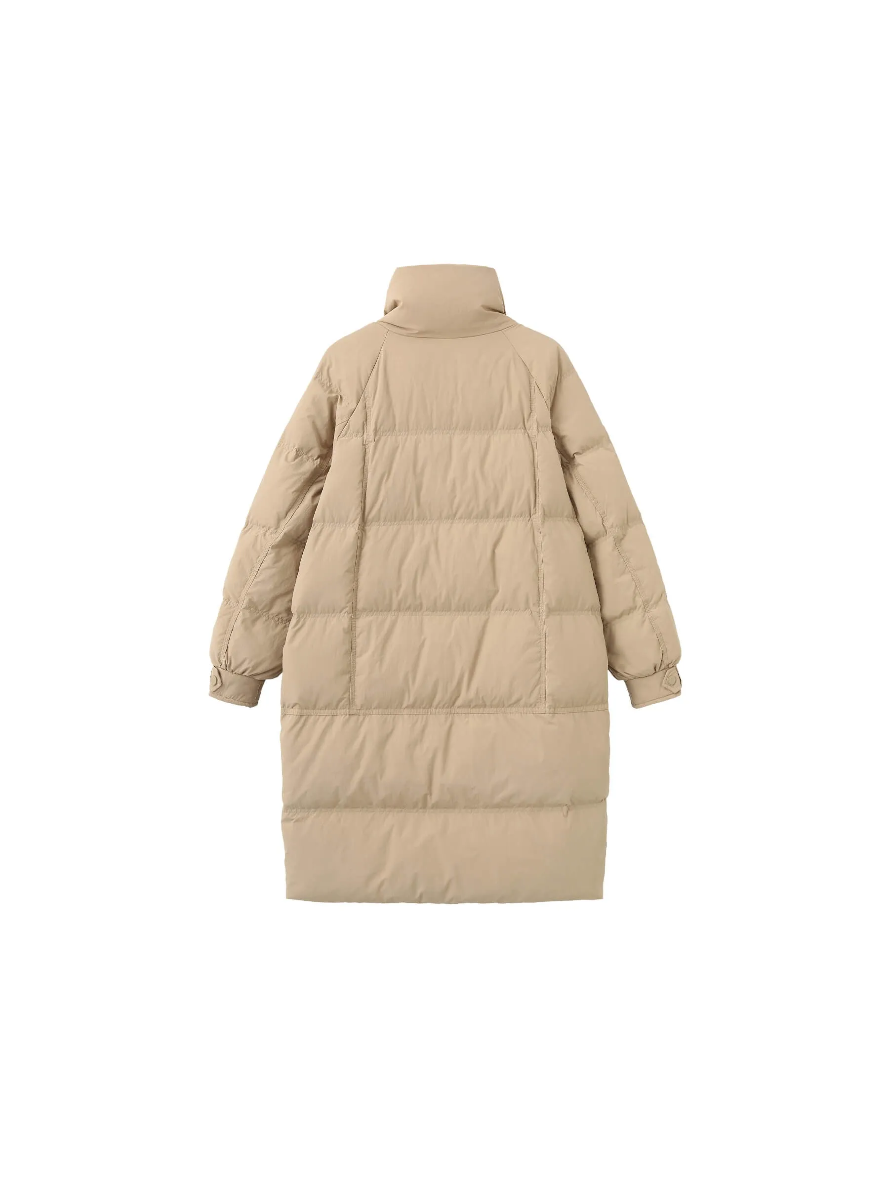 Raglan Long Puffer Down Coat