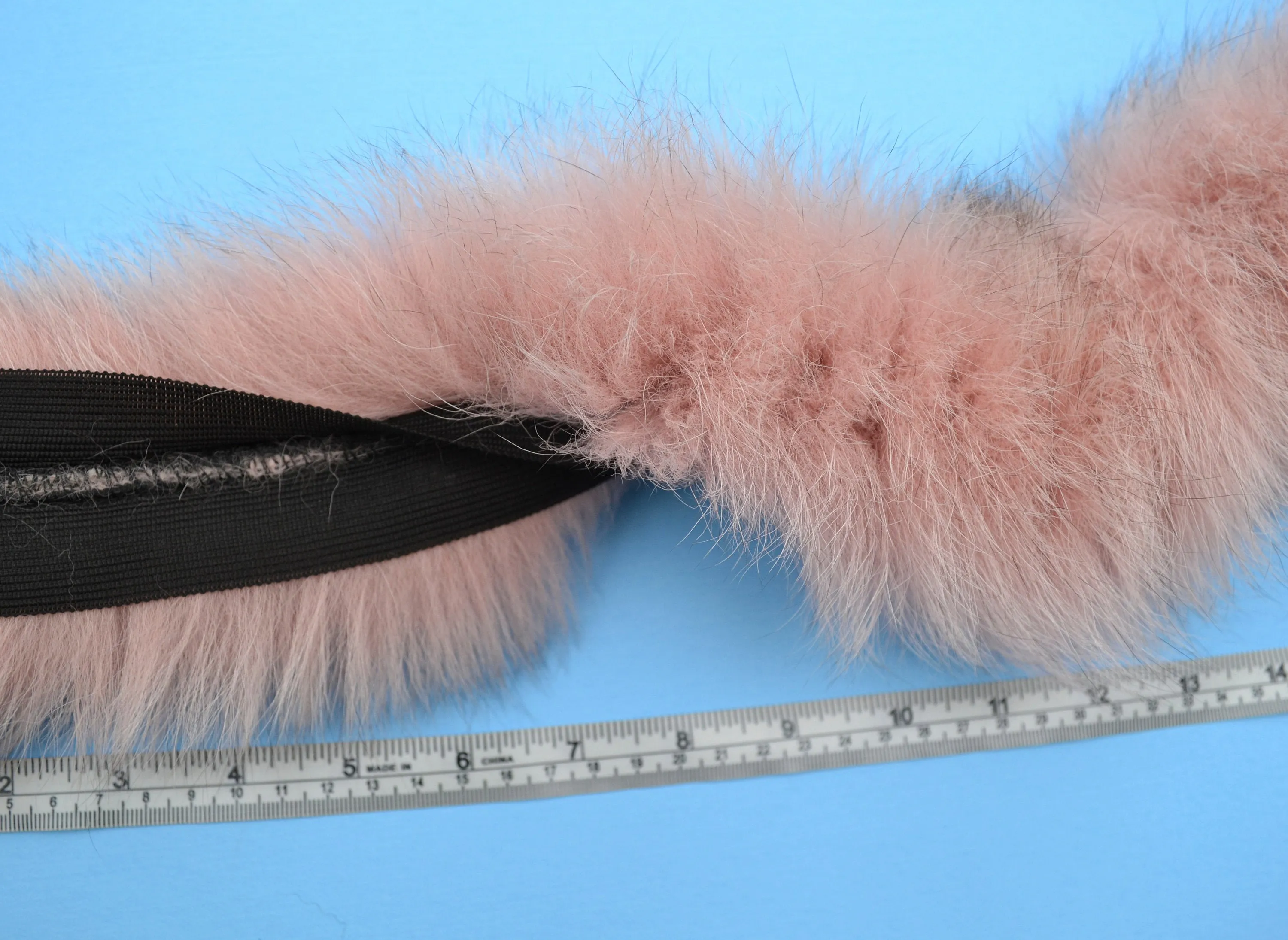 READY TO SHIP, Extra Long Real Fox Fur (Tail) Trim Hood, Fur collar trim, Fox Fur Collar, Fur Scarf, Fur Ruff, Fur Hood, Fur stripe, Powder