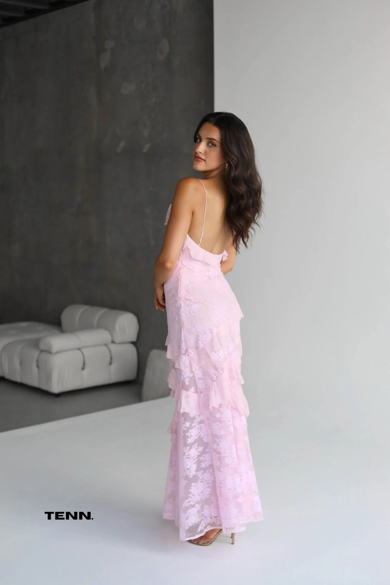 Rialto Dress - Pink Lace