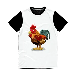 Rooster Classic Sublimation Panel T-Shirt