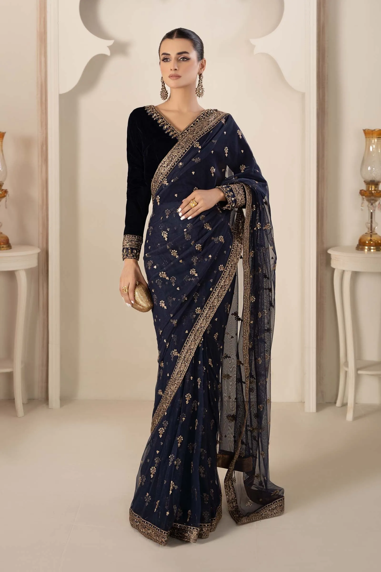 Saree Blue SF-W23-12