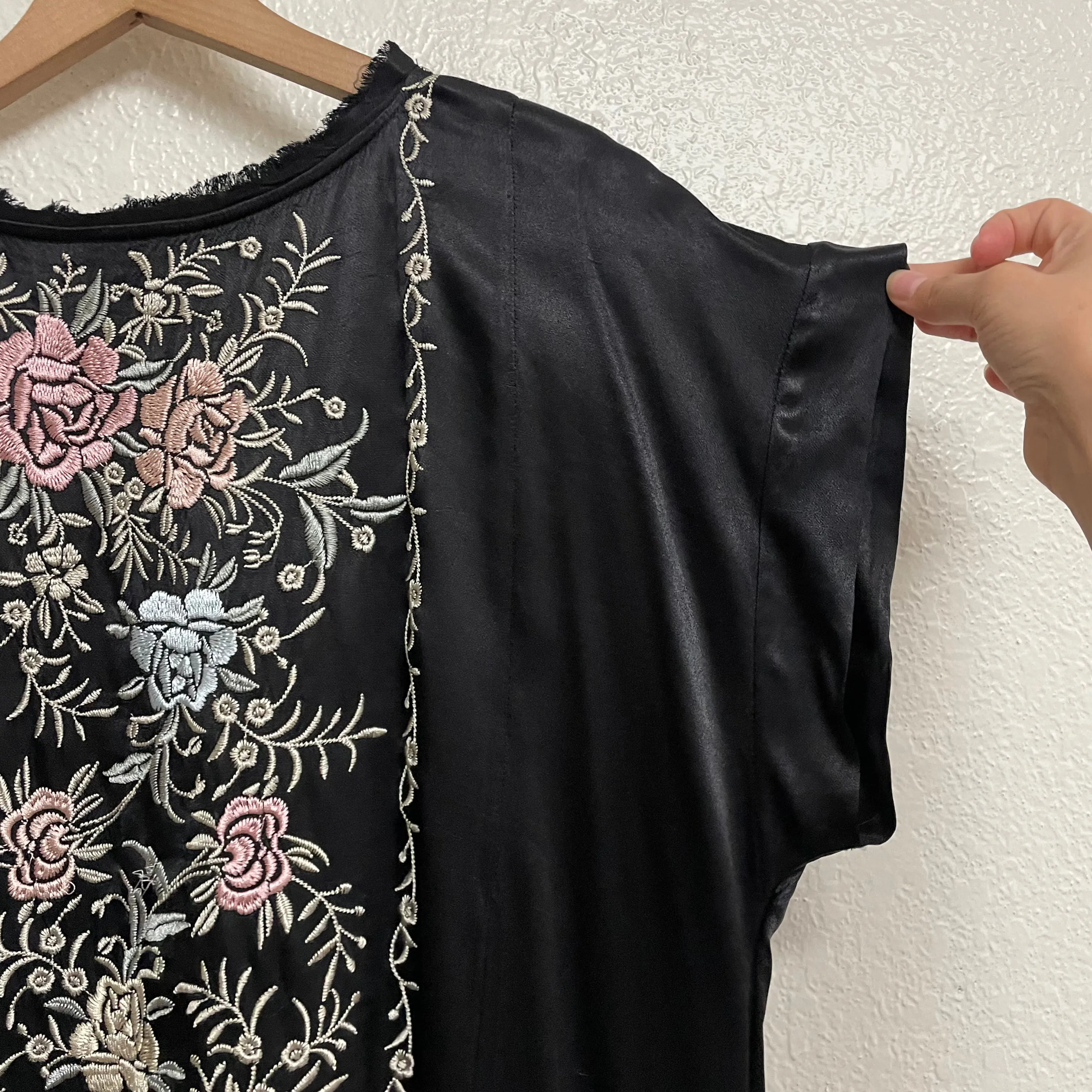 Satin Embroidered Tunic