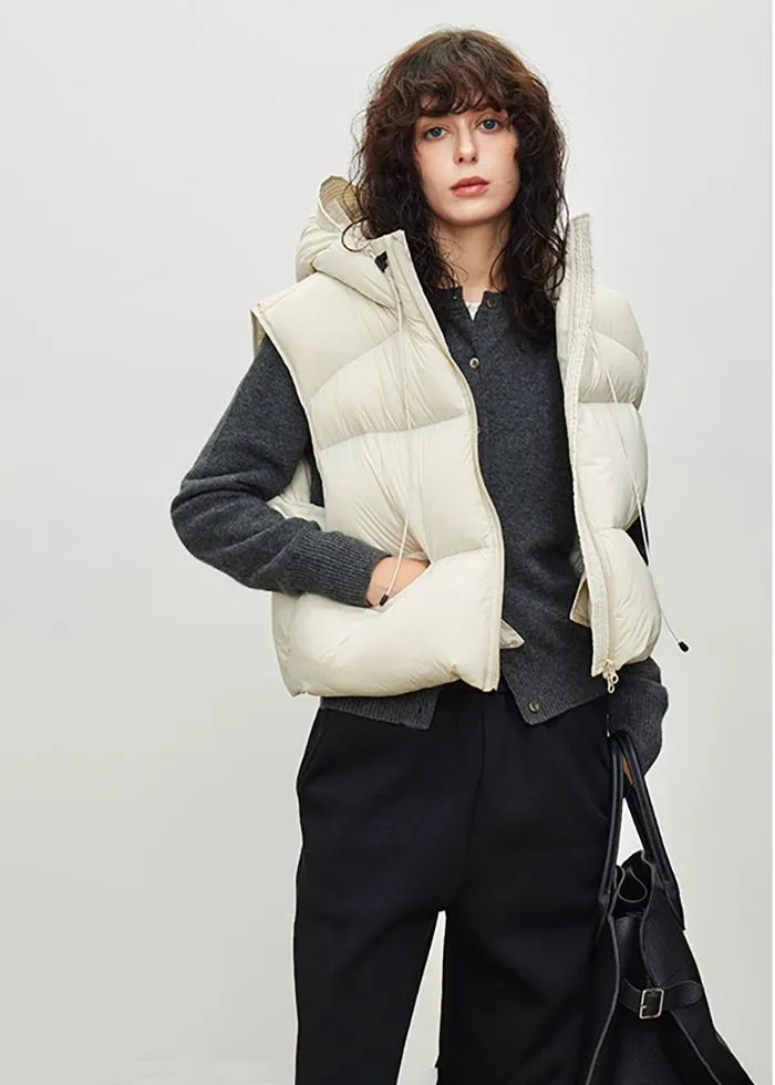 Sleeveless Down Puffer Waistcoat