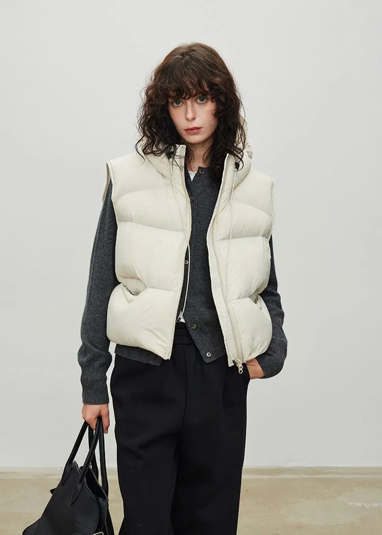 Sleeveless Down Puffer Waistcoat