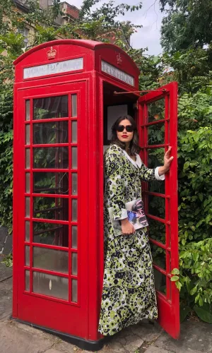 TALL Vintage 1970's Floral Maxi Dress