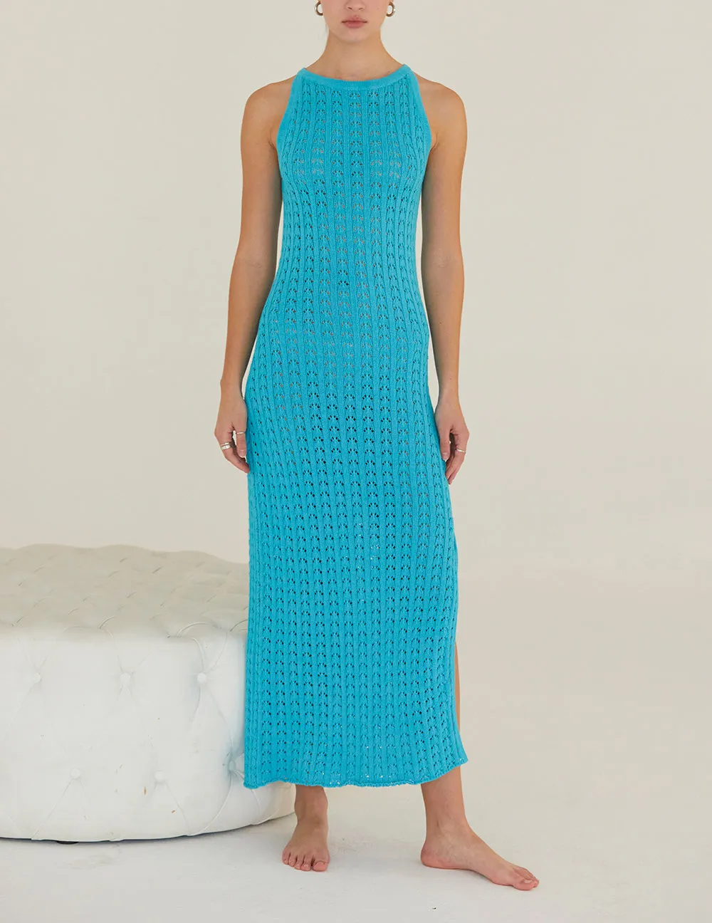 Teal Midi Dress