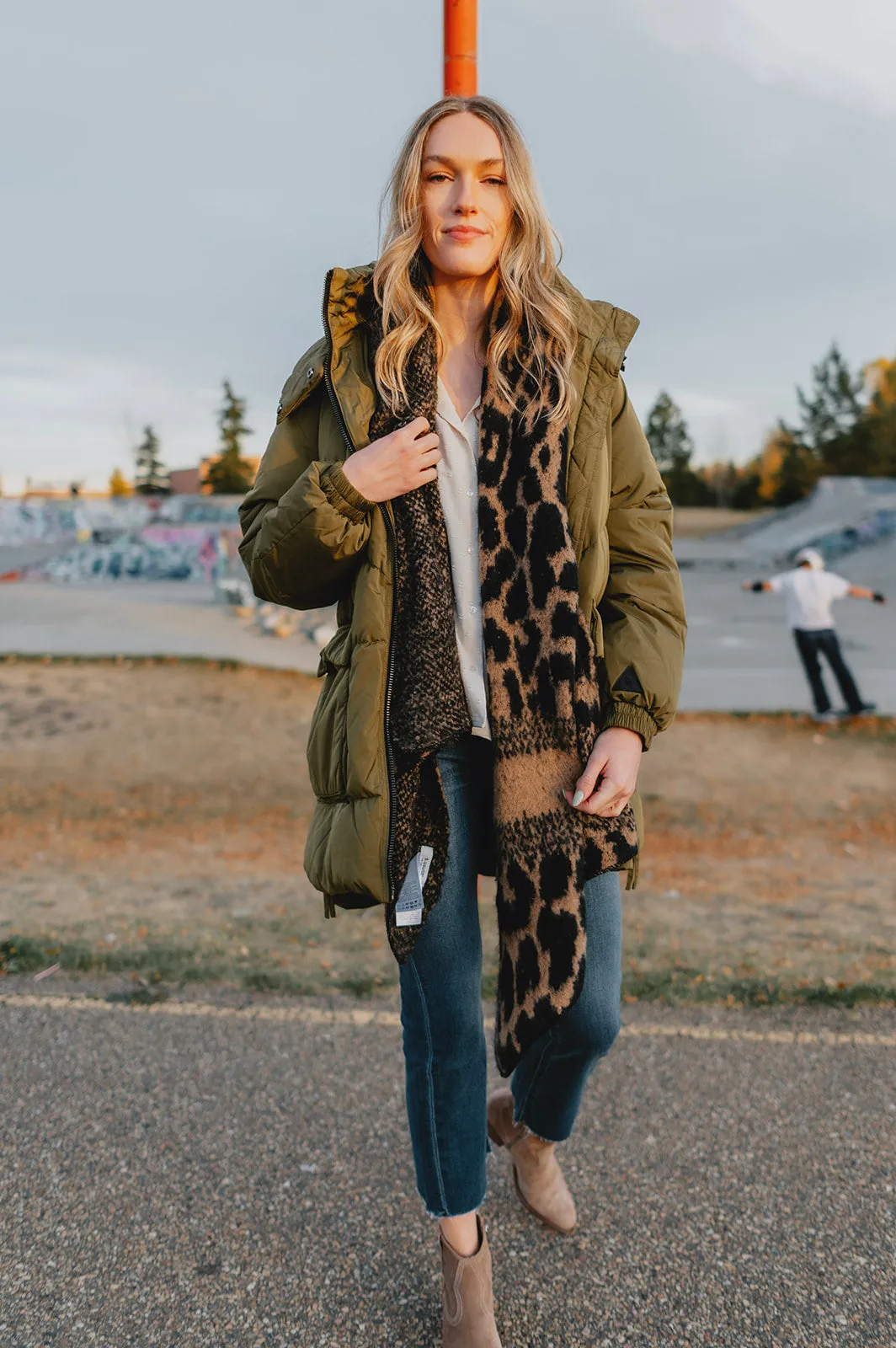 The Kae Puffer Coat - Olive