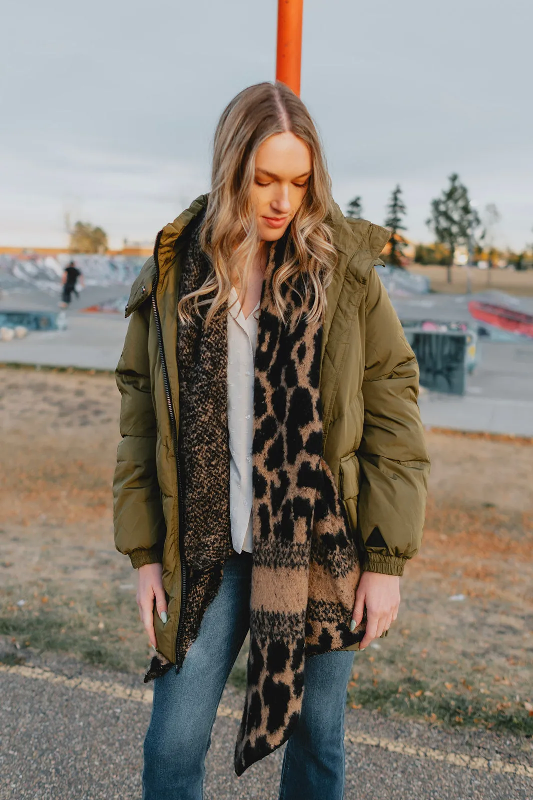 The Kae Puffer Coat - Olive