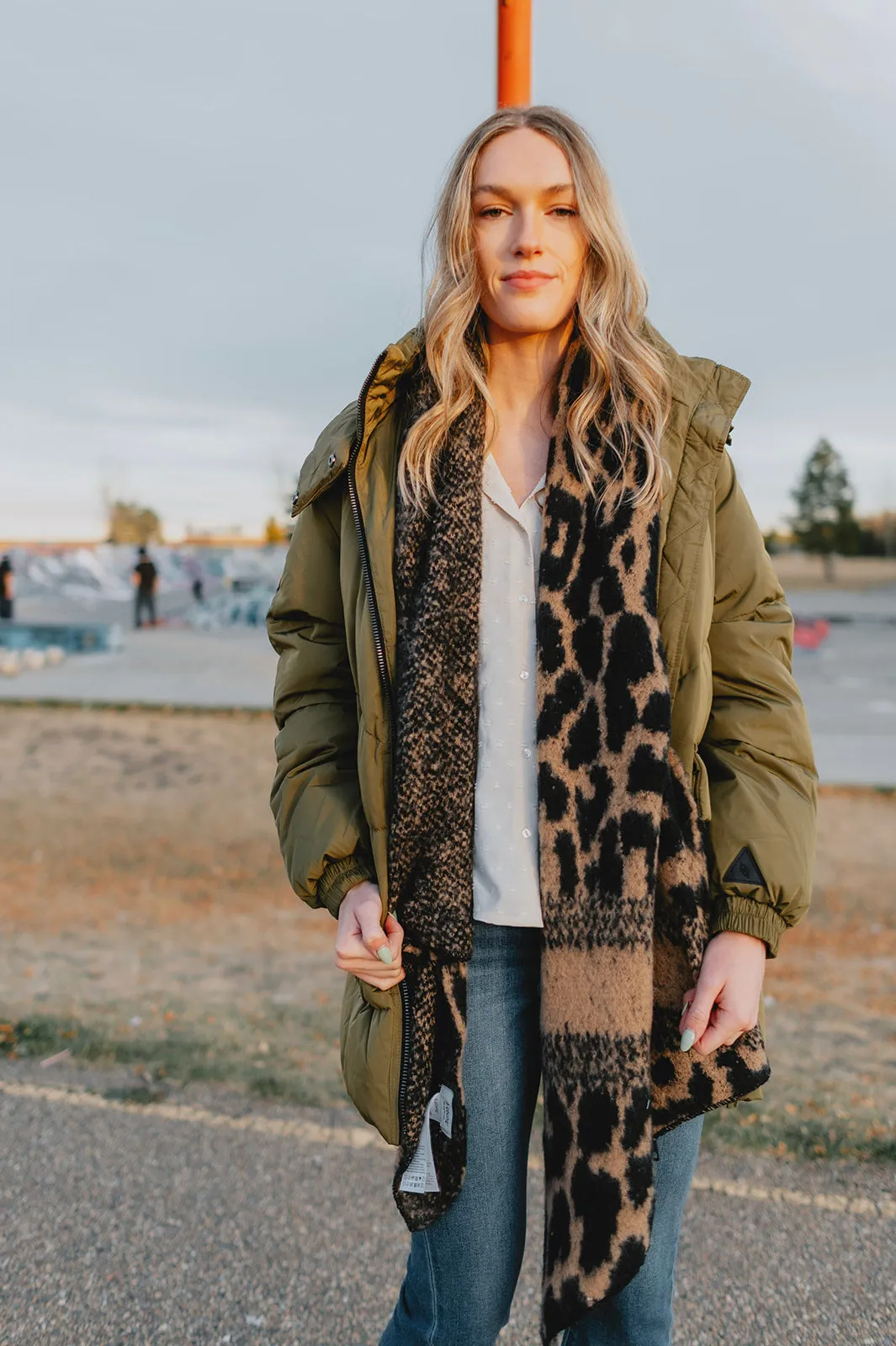 The Kae Puffer Coat - Olive