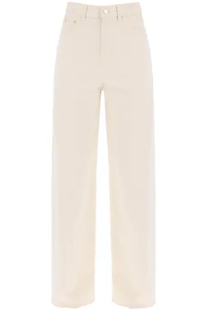 Toteme organic cotton wide leg jeans.