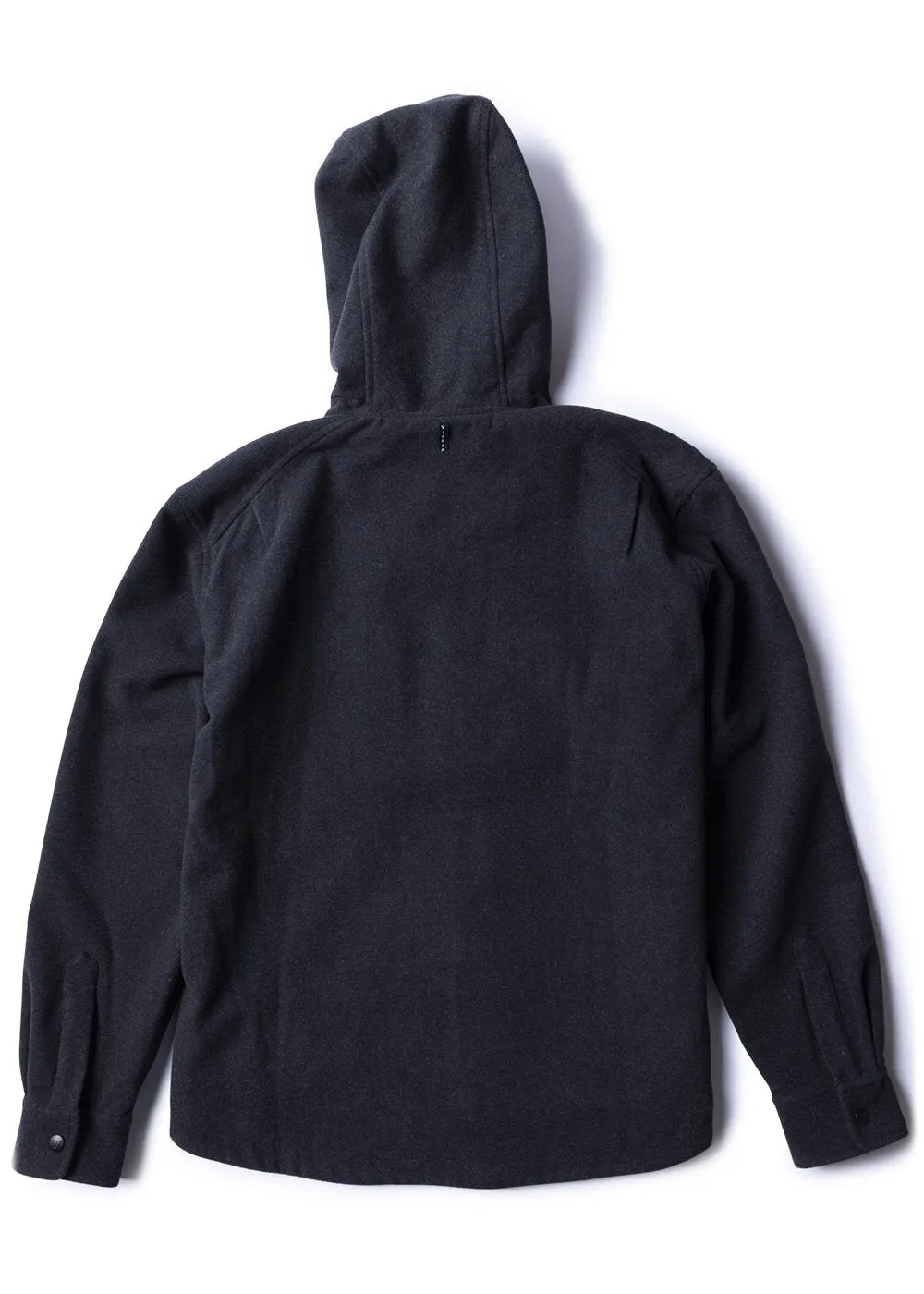 Vissla Creators Northern Eco Wool Hooded Jacket - BLACK HEATHER