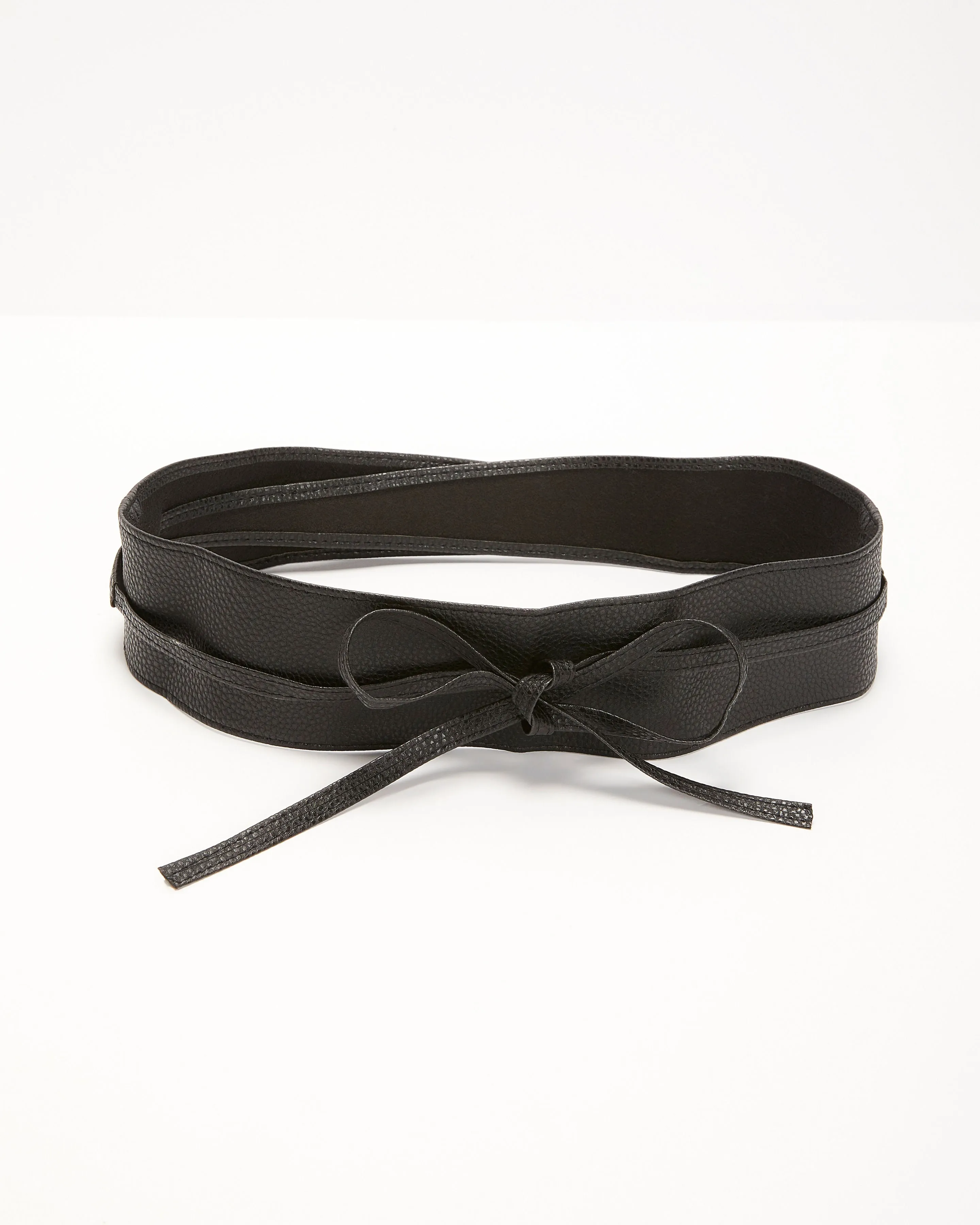 Willard Faux Leather Obi Belt