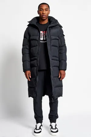 Williamsburg Long Puffer Coat - Black