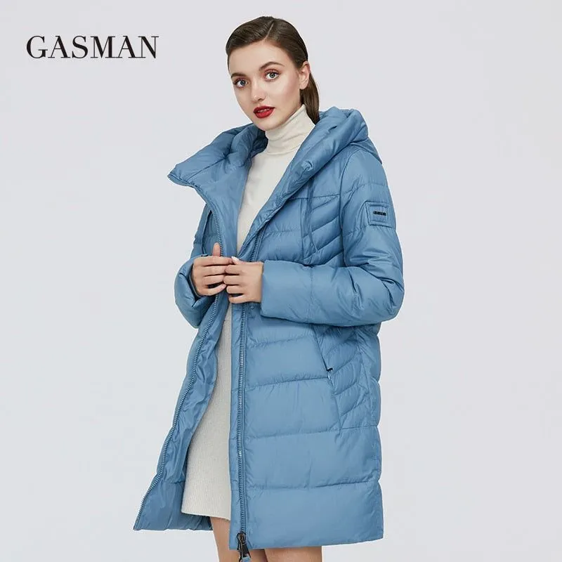 Women's Long Puffer Winter Down Jacket Thick Hooded Parka Warm Winter Coat