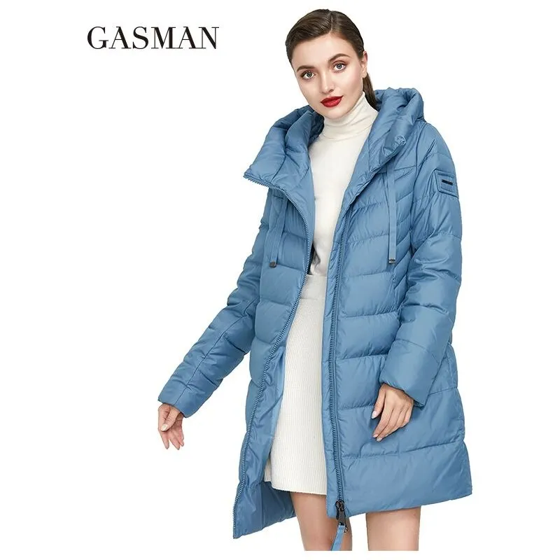 Women's Long Puffer Winter Down Jacket Thick Hooded Parka Warm Winter Coat