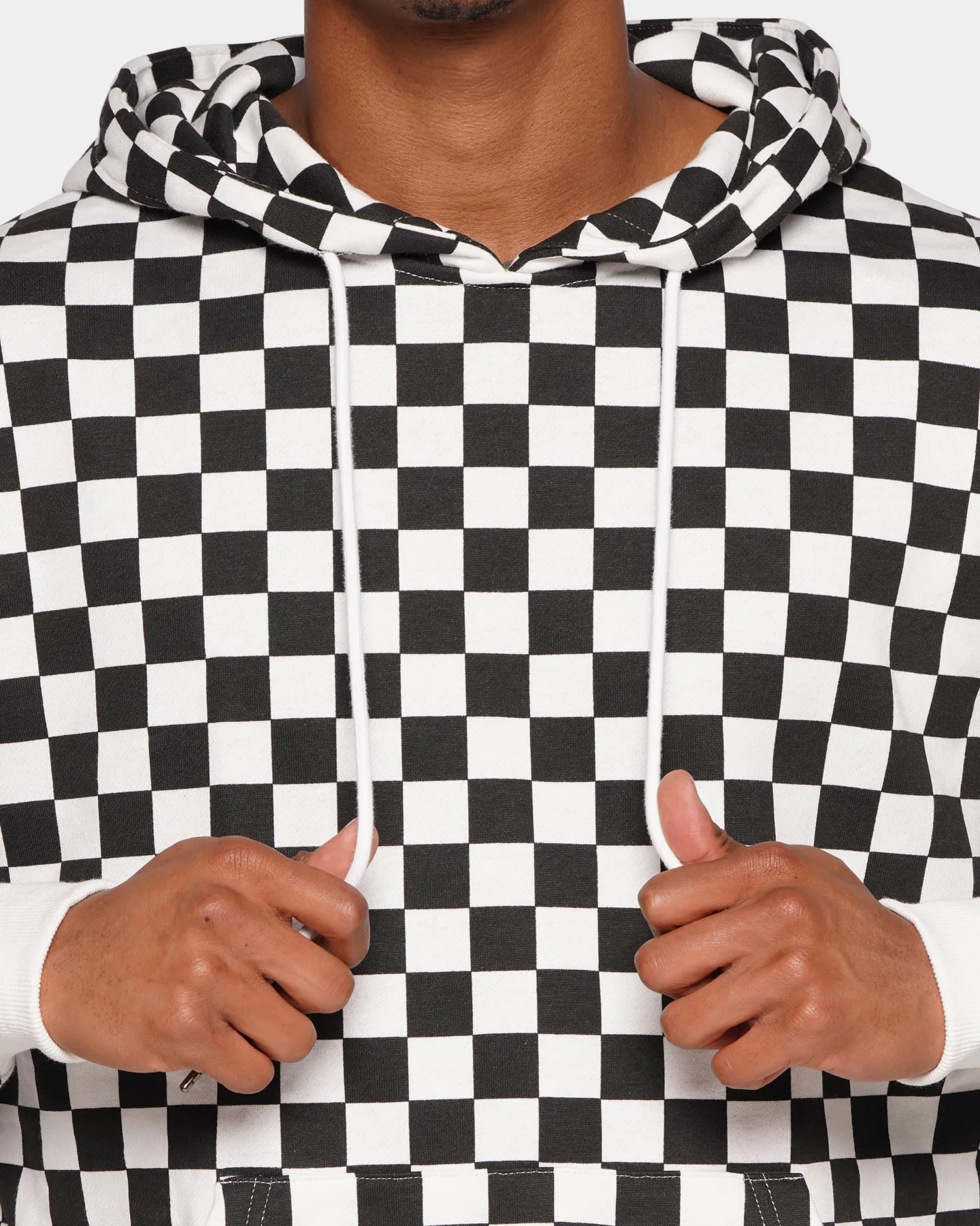 XXIII Keary Checker Hoodie Black/White