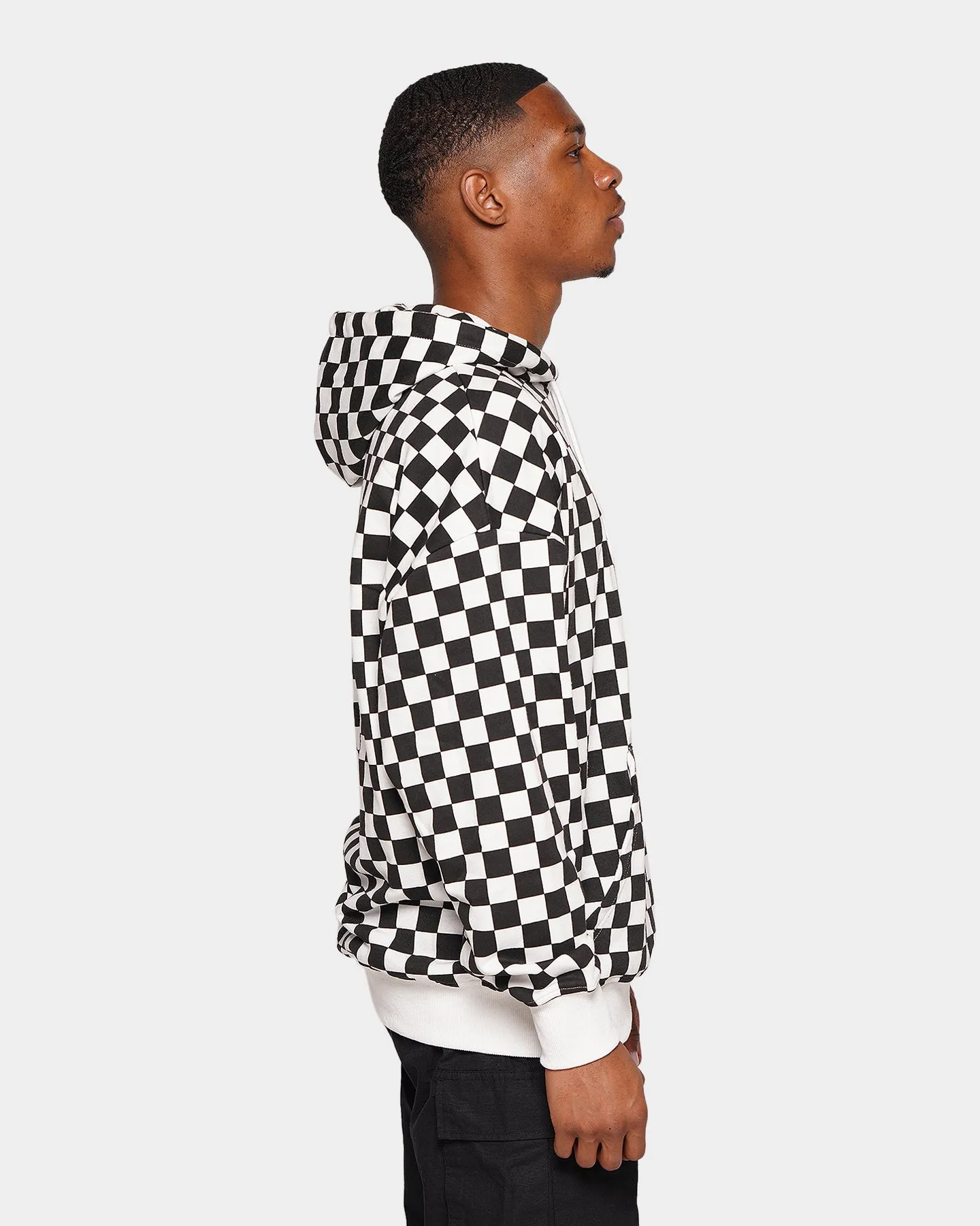 XXIII Keary Checker Hoodie Black/White