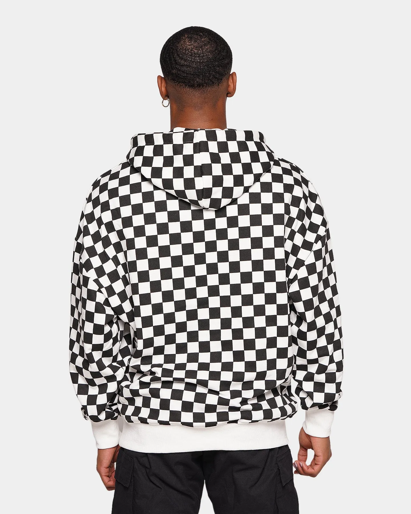 XXIII Keary Checker Hoodie Black/White